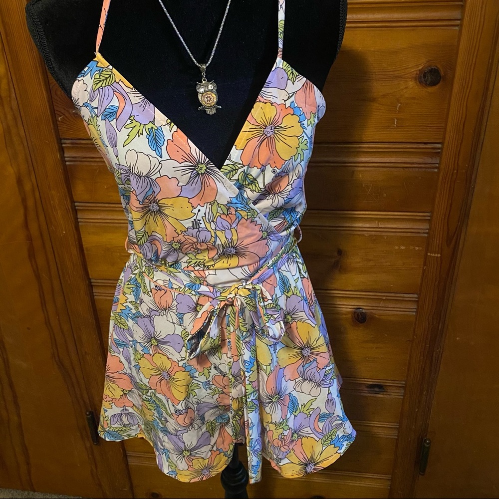 Floral Romper Shorts